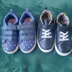 Two pairs of Velcro Shoes